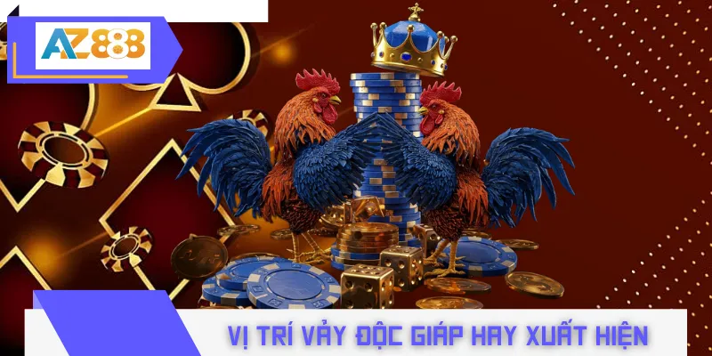 Vị trí vảy độc giáp hay xuất hiện